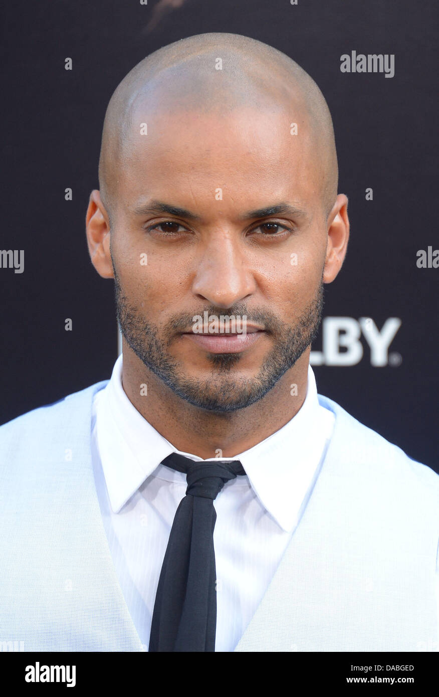 Hollywood, Kalifornien, USA. 9. Juli 2013. Ricky Whittle kommt bei der Los Angeles Film-Premiere für "Pacific Rim" im Dolby Theater, Hollywood, Kalifornien, USA. Bildnachweis: Sydney Alford/Alamy Live-Nachrichten Stockfoto