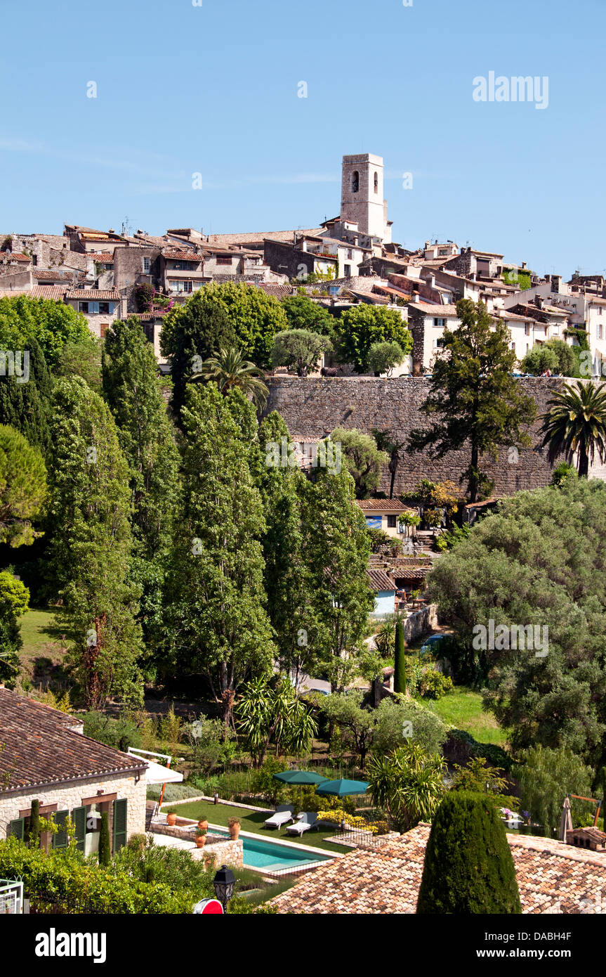 Saint Paul de Vence Frankreich Cote d ' Azur befestigte Dorf Stockfoto