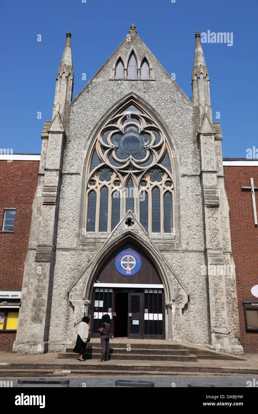 Das Herzstück-Kirche in Ashford Stockfoto