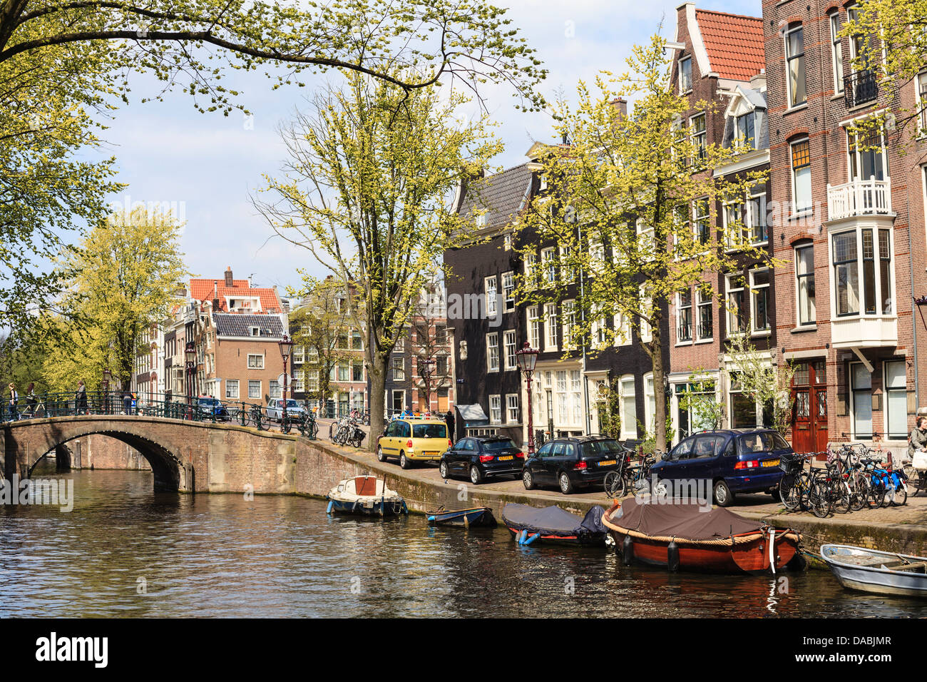 Leliegracht, Amsterdam, Niederlande, Europa Stockfoto
