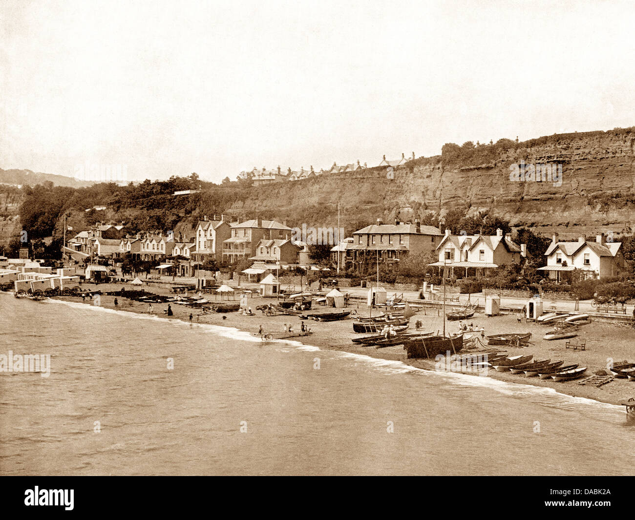 Shanklin Isle Of Wight frühen 1900er Jahren Stockfoto