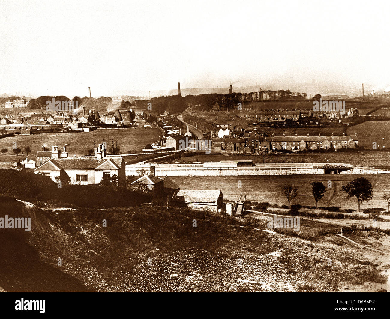 Etrurien und die Wedgewood Fabrik frühen 1900er Jahren Stockfoto