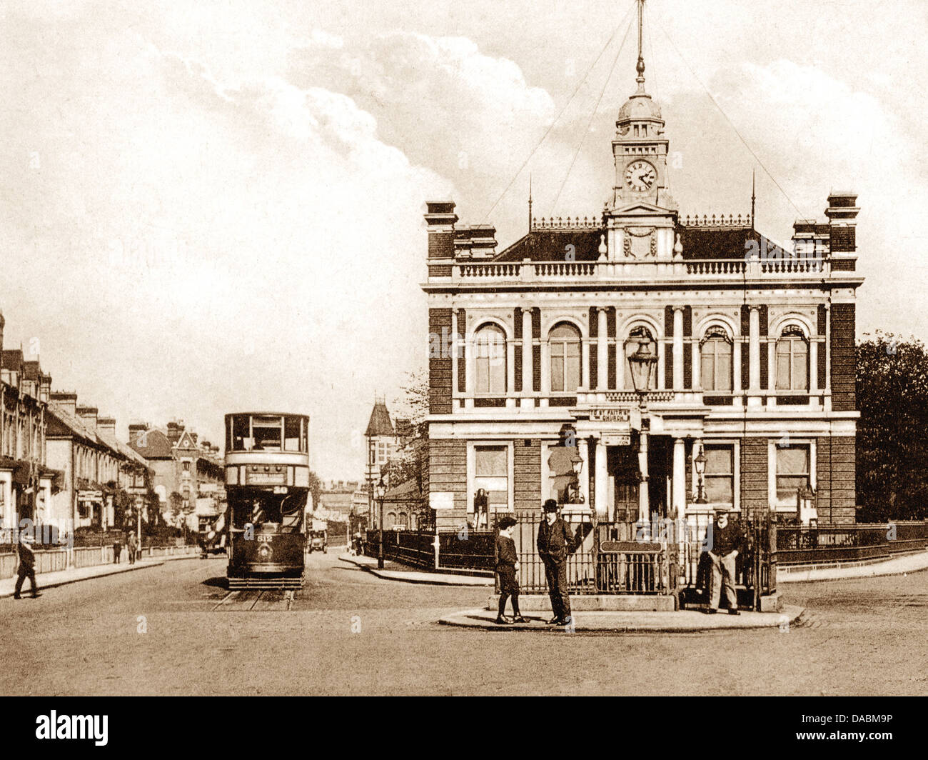 County House, Wandsworth, London, viktorianische Zeit Stockfoto