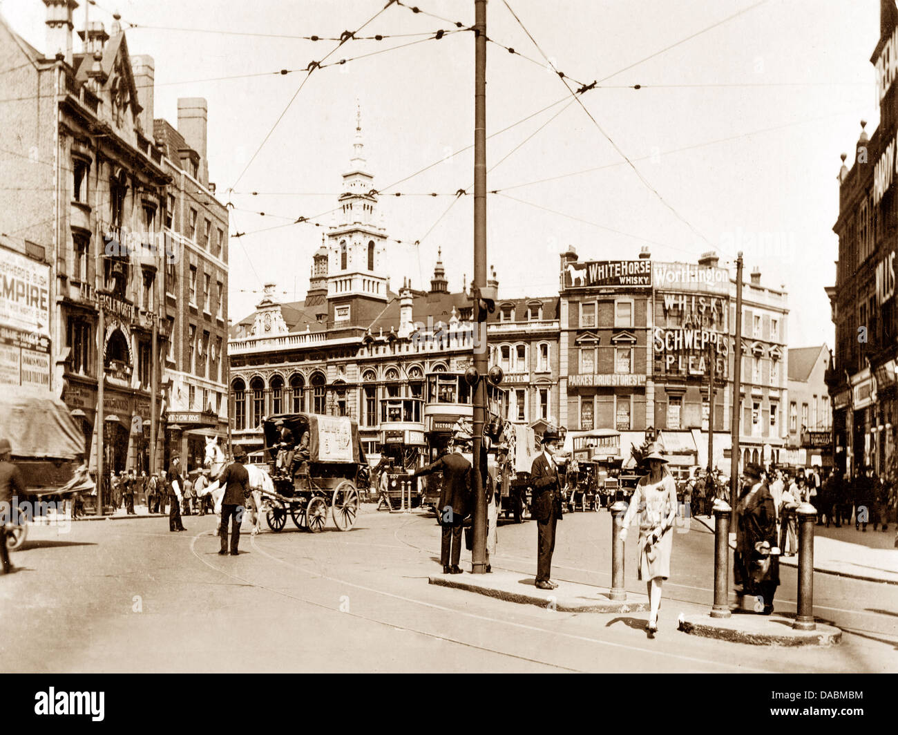 Hammersmith Broadway London viktorianische Periode Stockfoto