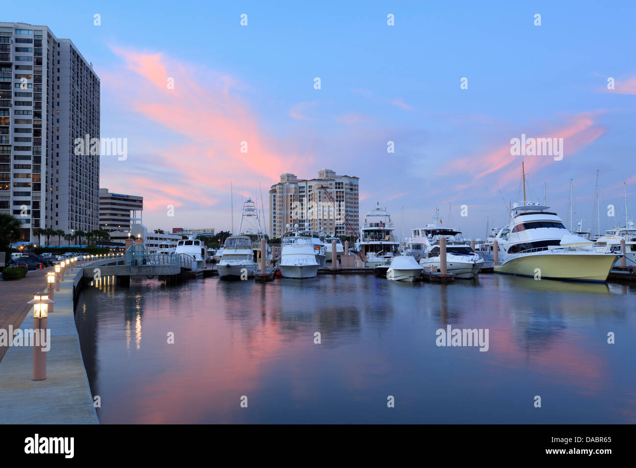 Palm Harbor Marina, West Palm Beach, Florida, Vereinigte Staaten von Amerika, Nordamerika Stockfoto