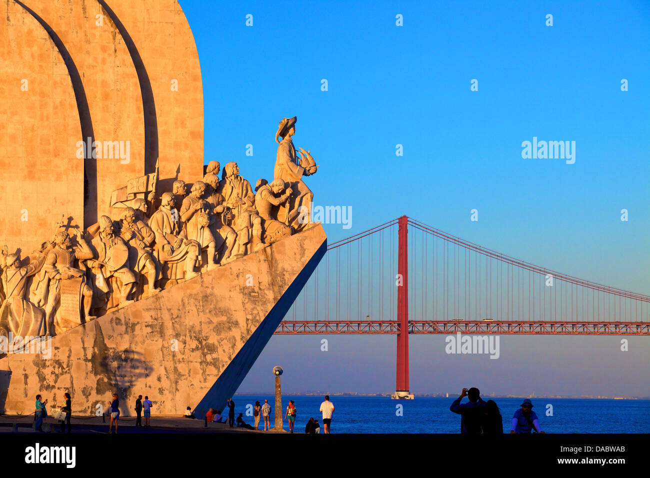 Denkmal der Entdeckungen, Belem, Portugal, Iberische Halbinsel, Südwesteuropa Stockfoto