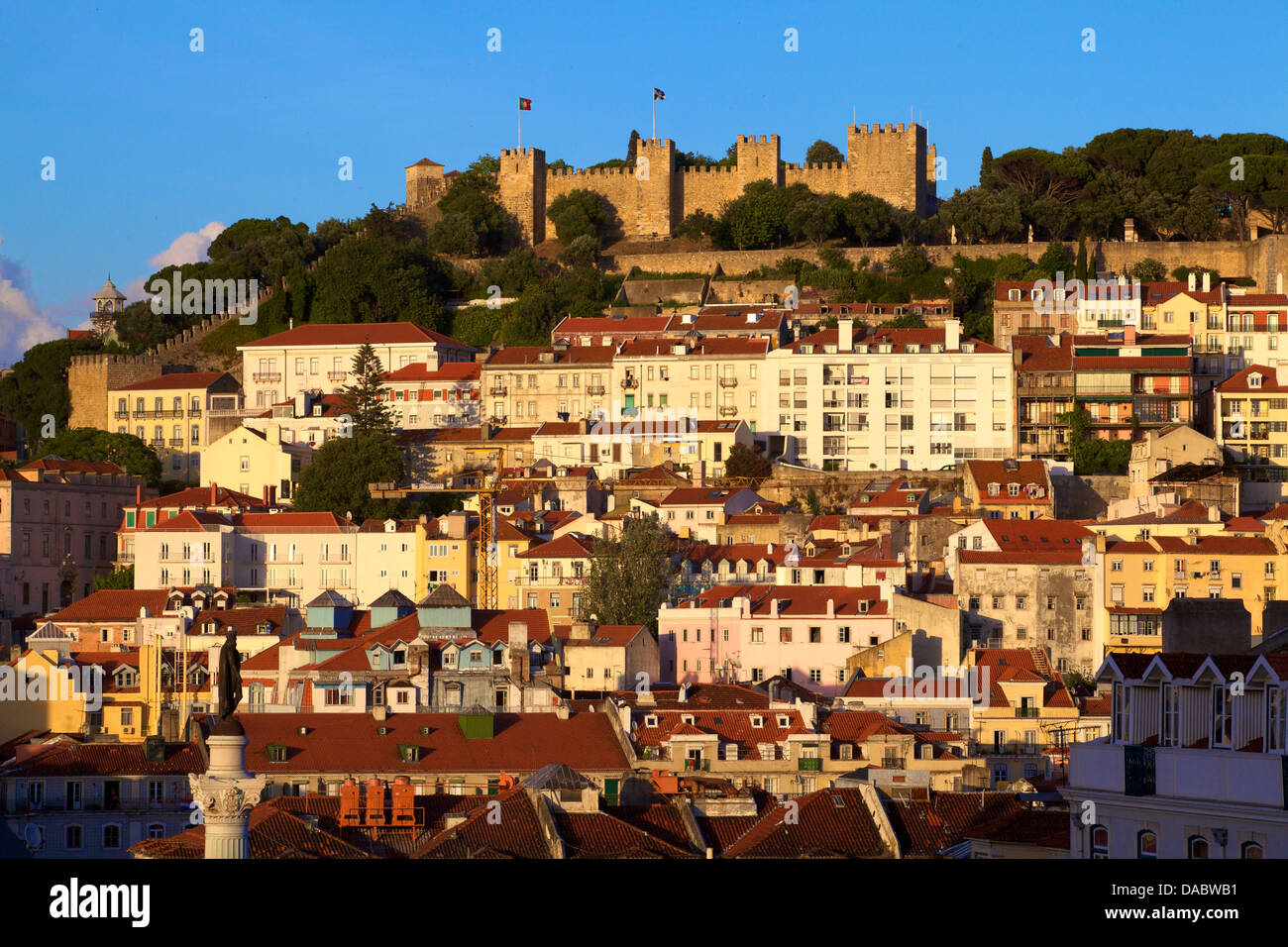 Castelo de Sao Jorge, Lissabon, Portugal, Süd-West-Europa Stockfoto