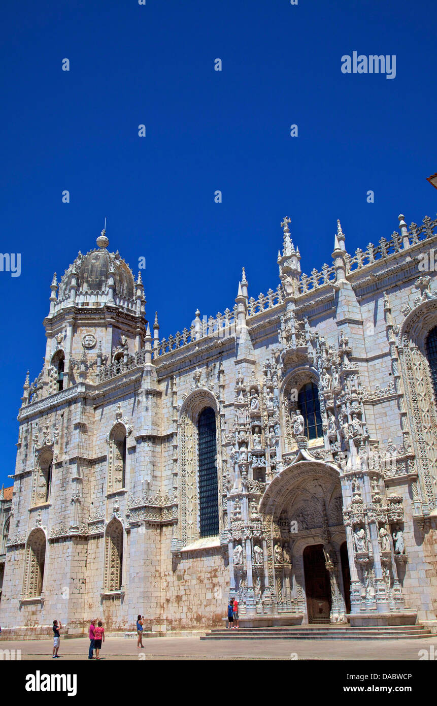 Mosteiro Dos Jeronimos, Lissabon, Portugal, Süd-West-Europa Stockfoto
