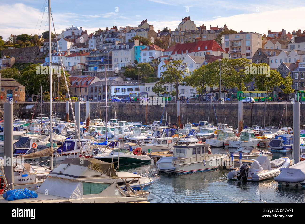 St Peter Port, Guernsey, Großbritannien Stockfoto