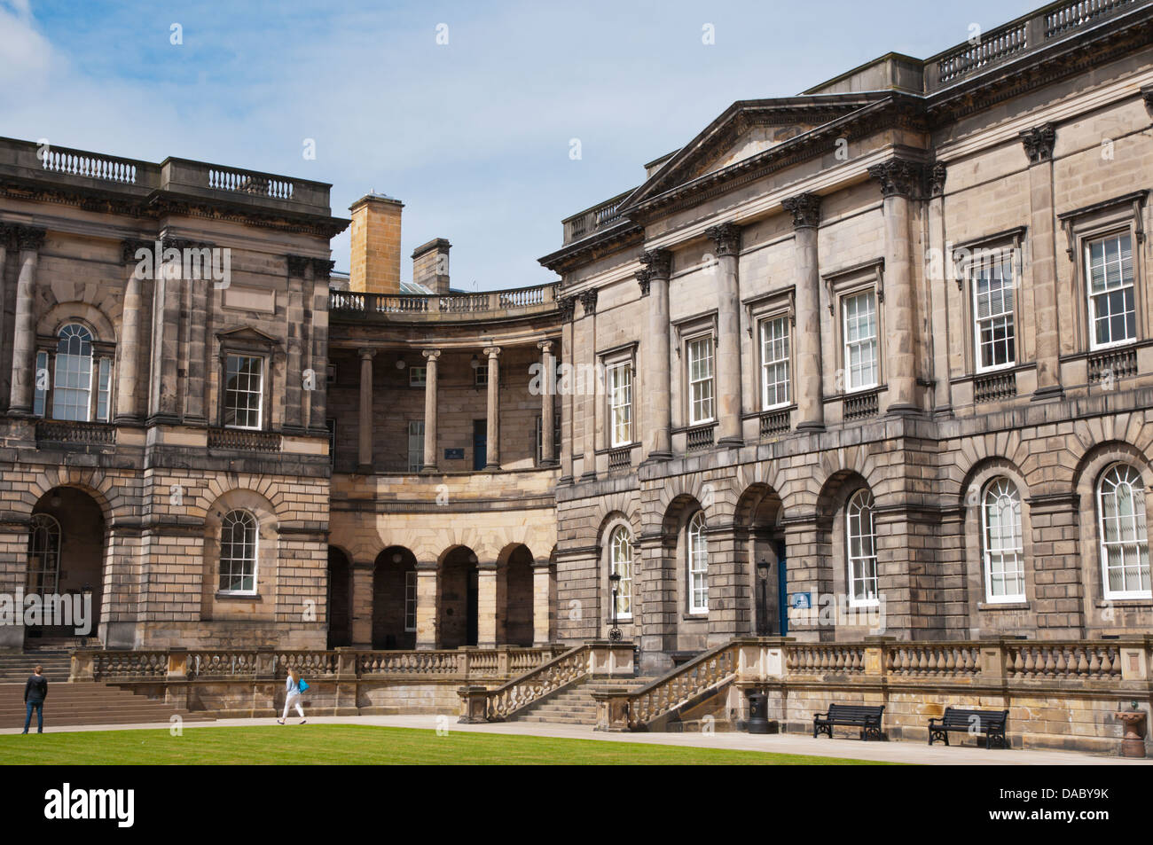 Altbauten College University of Edinburgh South Bridge Edinburgh Schottland Großbritannien UK Mitteleuropa Stockfoto