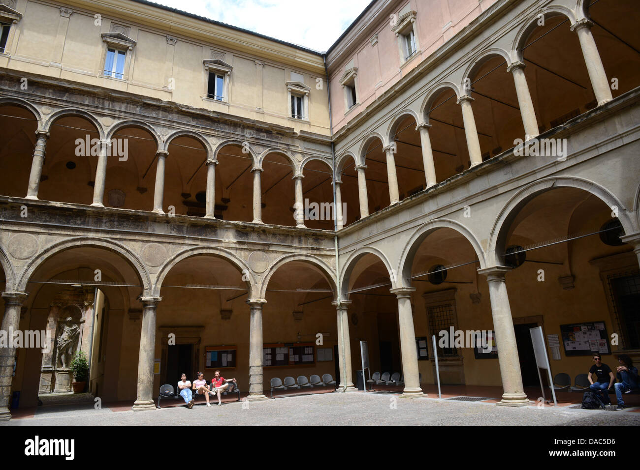 Universität Bologna Italien Stockfoto