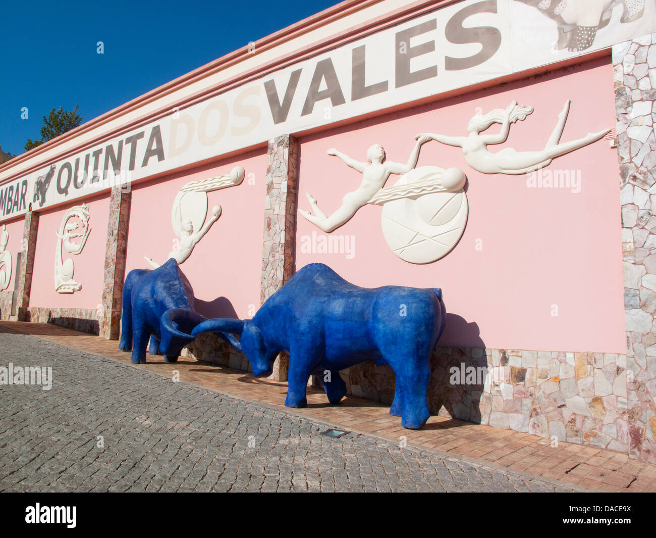 Weingut Weingut Gebäude der Quinta Dos Vales an der Algarve, Portugal Stockfoto