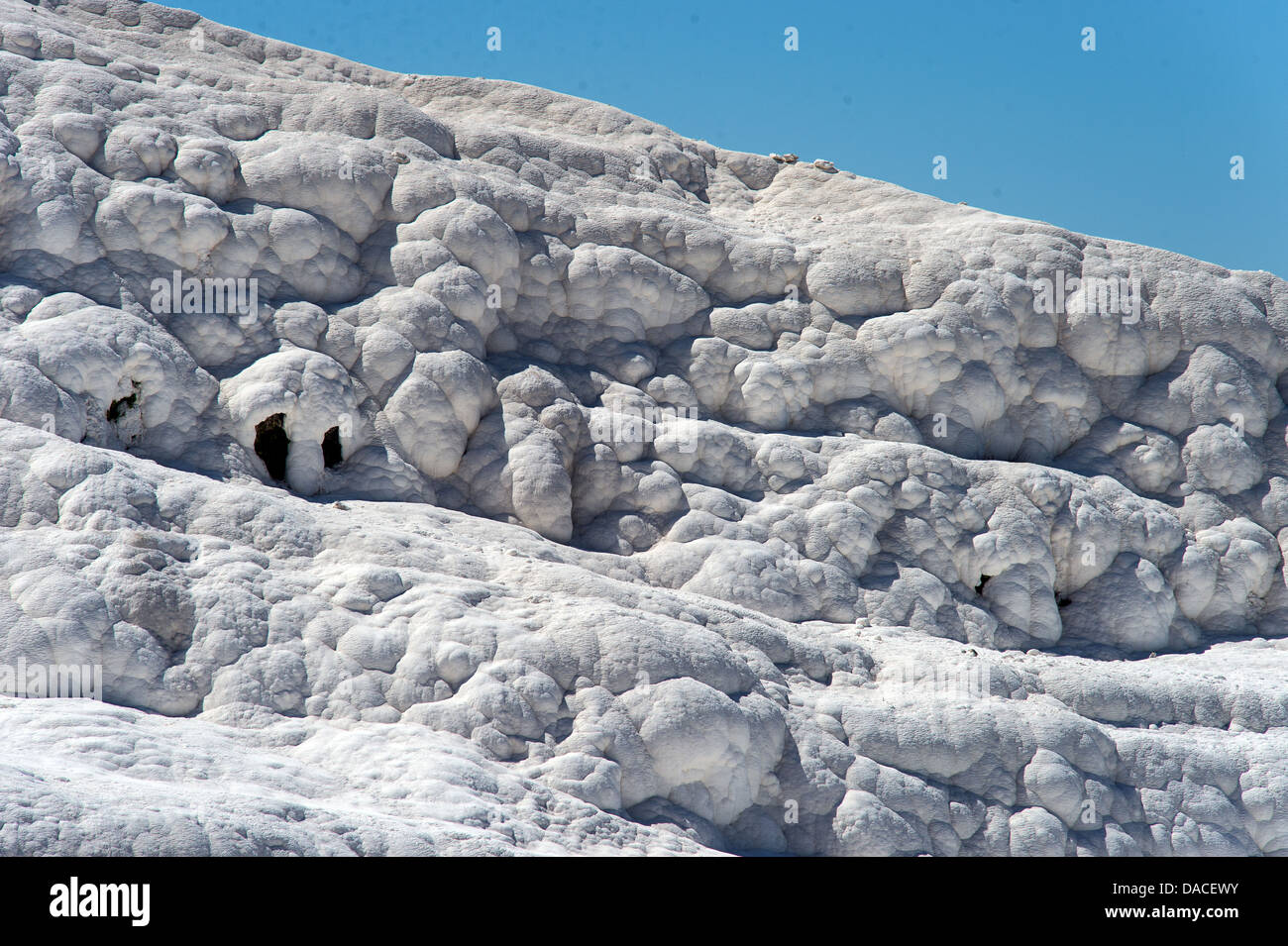 Pamukkale Baumwolle Burg Stockfoto