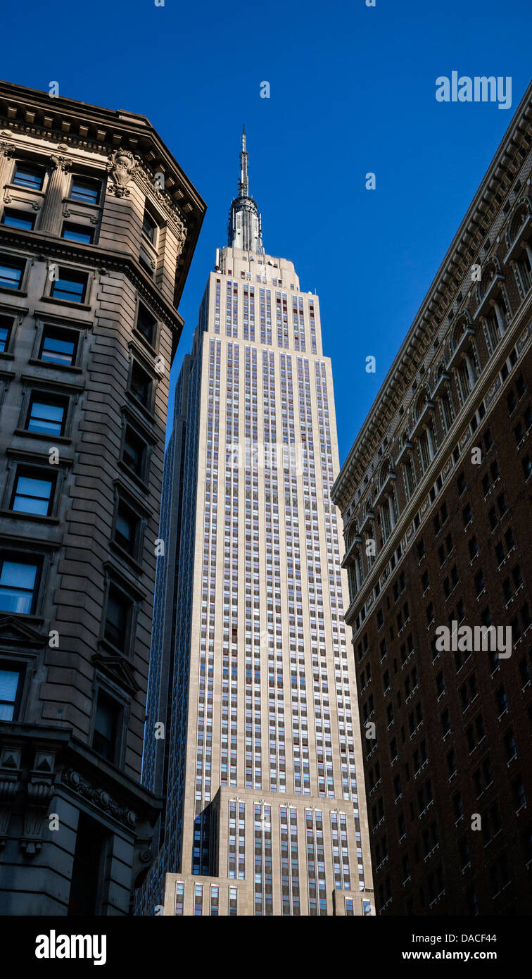 Das Empire State building, Manhattan, NYC, USA. Stockfoto