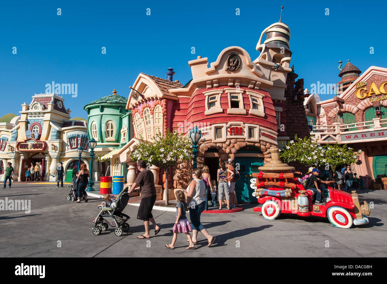 Toontown Disneyland, Anaheim, Kalifornien. Stockfoto