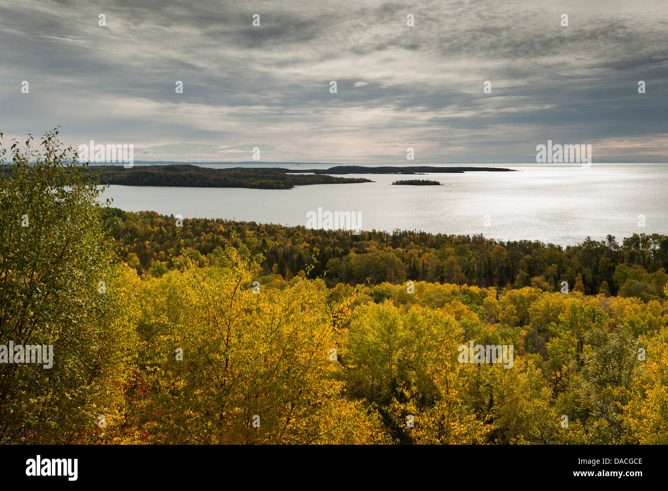 In der Nähe von Grand Portage am Lake Superior North Shore, Minnesota, Vereinigte Staaten von Amerika Stockfoto