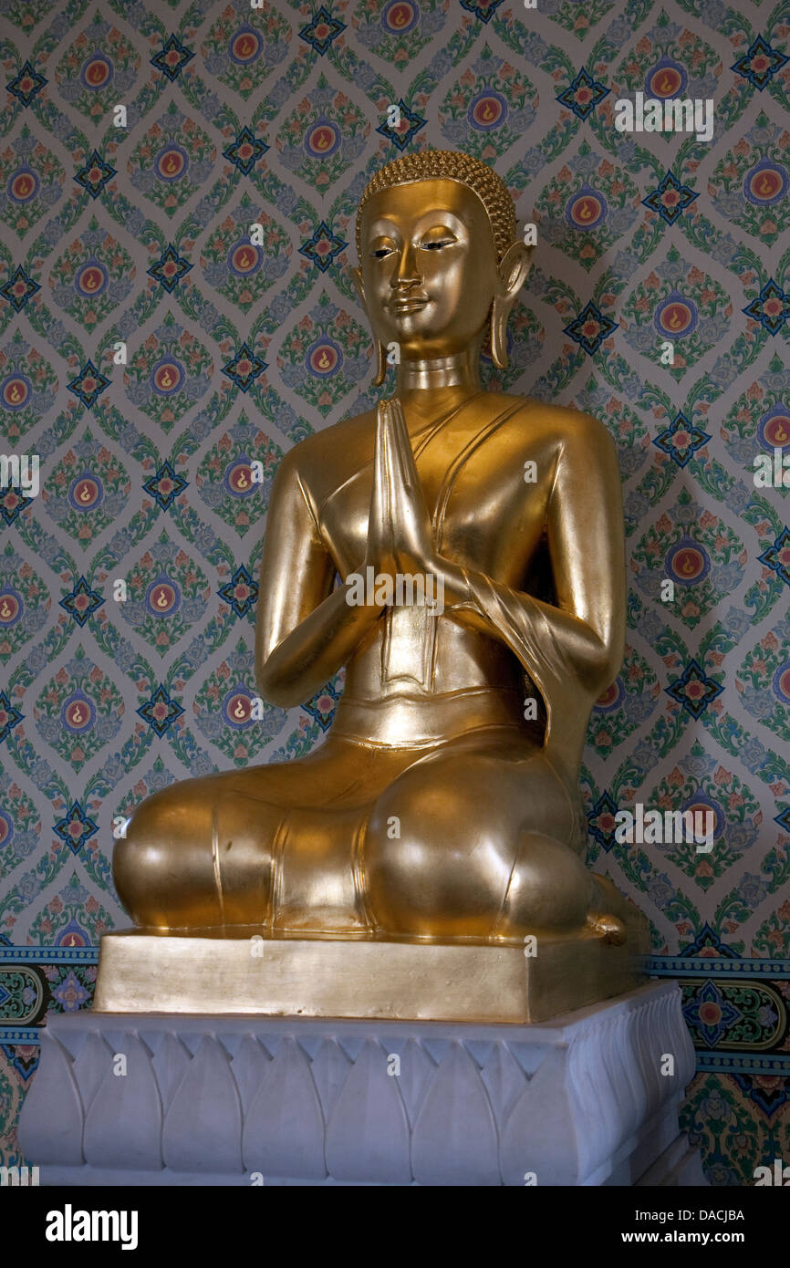 Goldene Buddha-Statue, Bangkok, Thailand Stockfoto