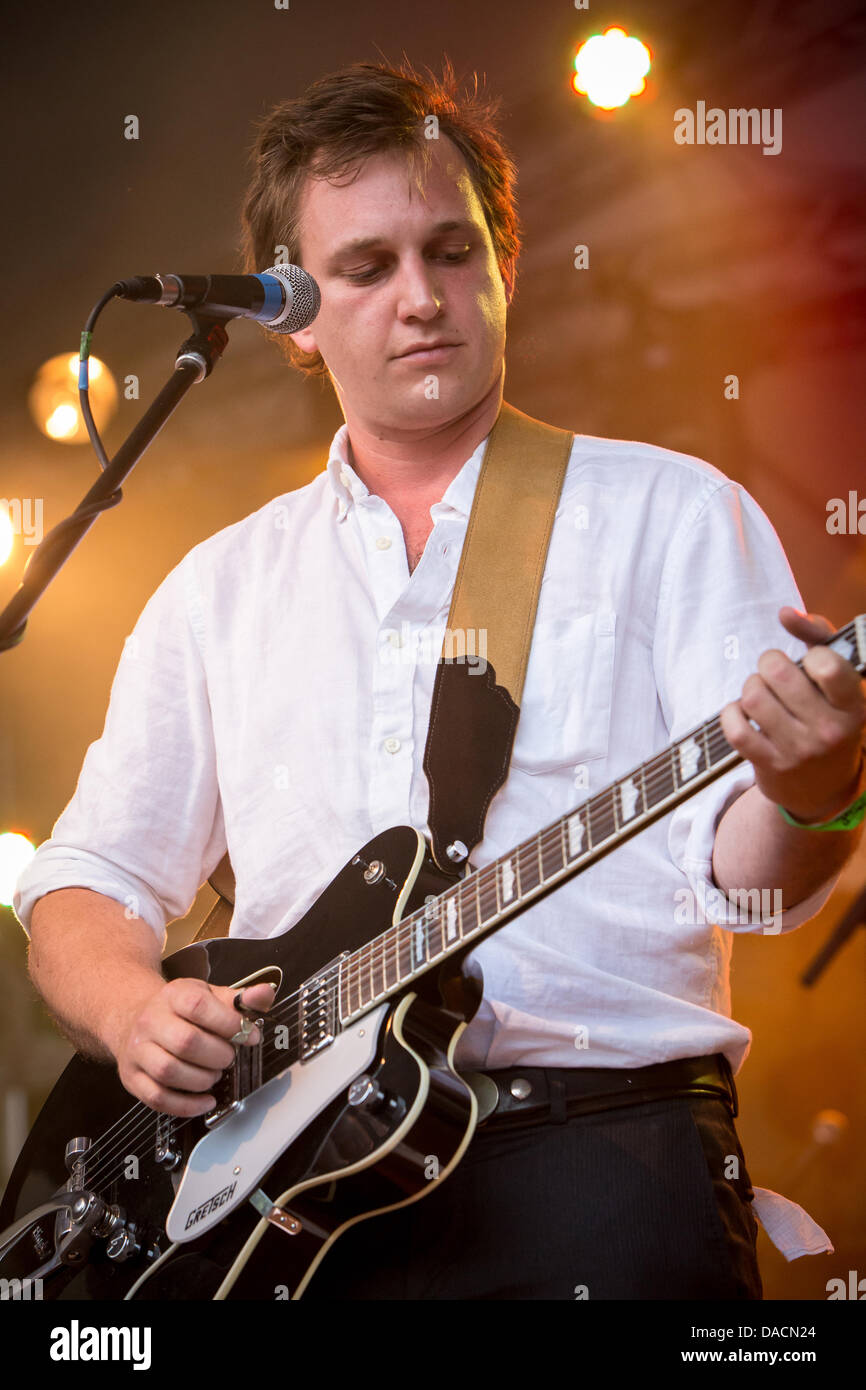 Segrate Mailand Italien. 9. Juli 2013. Der amerikanische Songwriter WILLY MASON tritt im Circolo Magnolia während un Altro Festival 2013" Credit: Rodolfo weitertransferiert/Alamy Live News Stockfoto