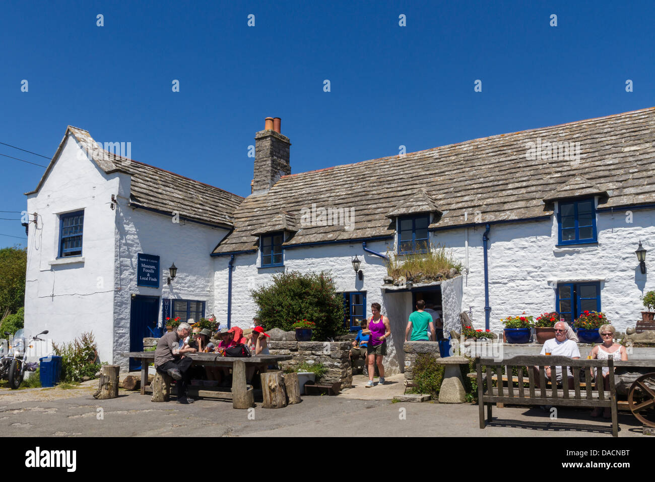 England-Dorset Wert Maltravers, Square & Compass Inn Stockfoto