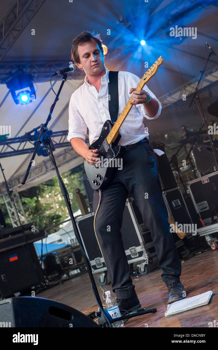 Segrate Mailand Italien. 9. Juli 2013. Der amerikanische Songwriter WILLY MASON tritt im Circolo Magnolia während un Altro Festival 2013" Credit: Rodolfo weitertransferiert/Alamy Live News Stockfoto