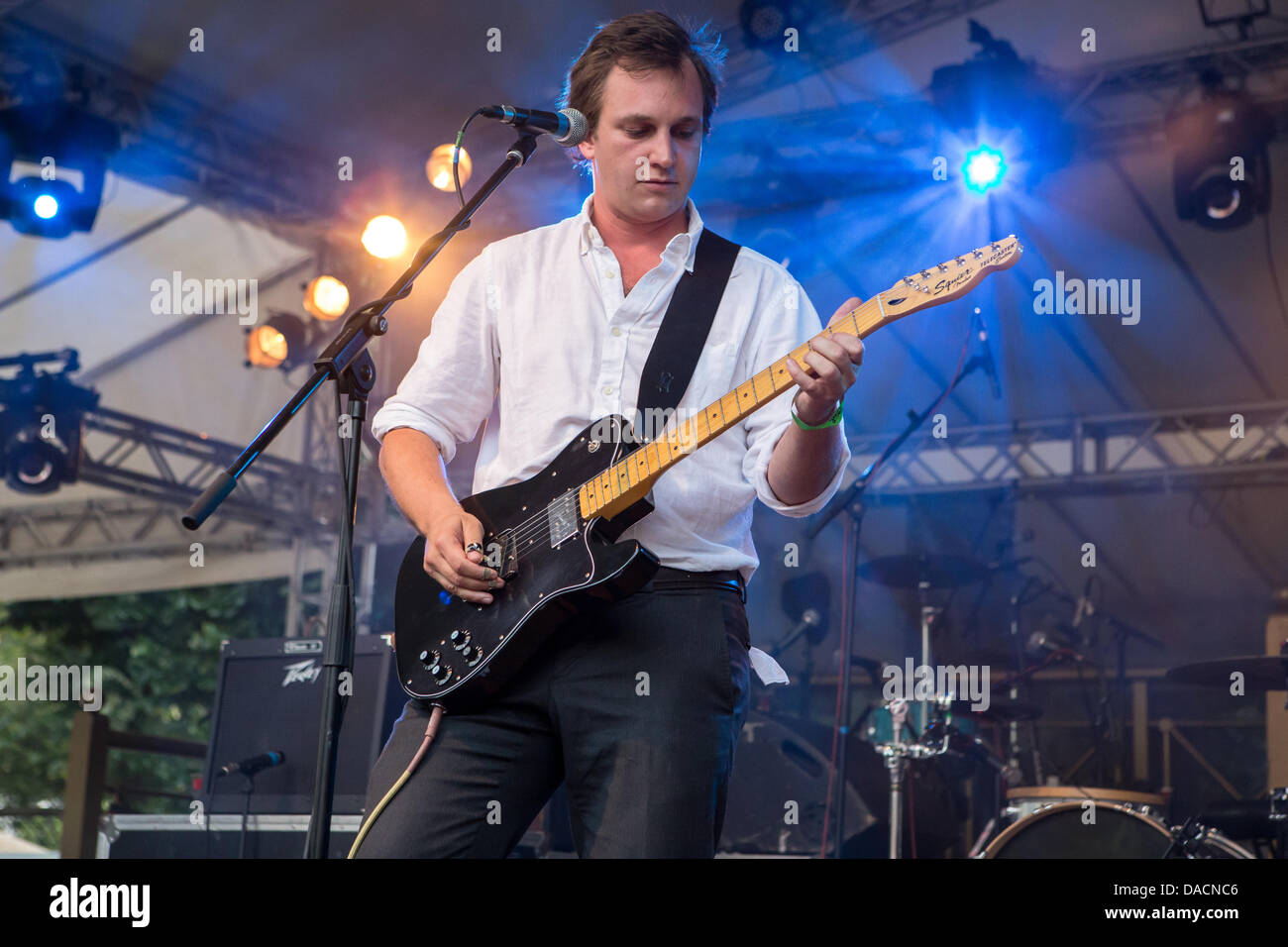 Segrate Mailand Italien. 9. Juli 2013. Der amerikanische Songwriter WILLY MASON tritt im Circolo Magnolia während un Altro Festival 2013" Credit: Rodolfo weitertransferiert/Alamy Live News Stockfoto