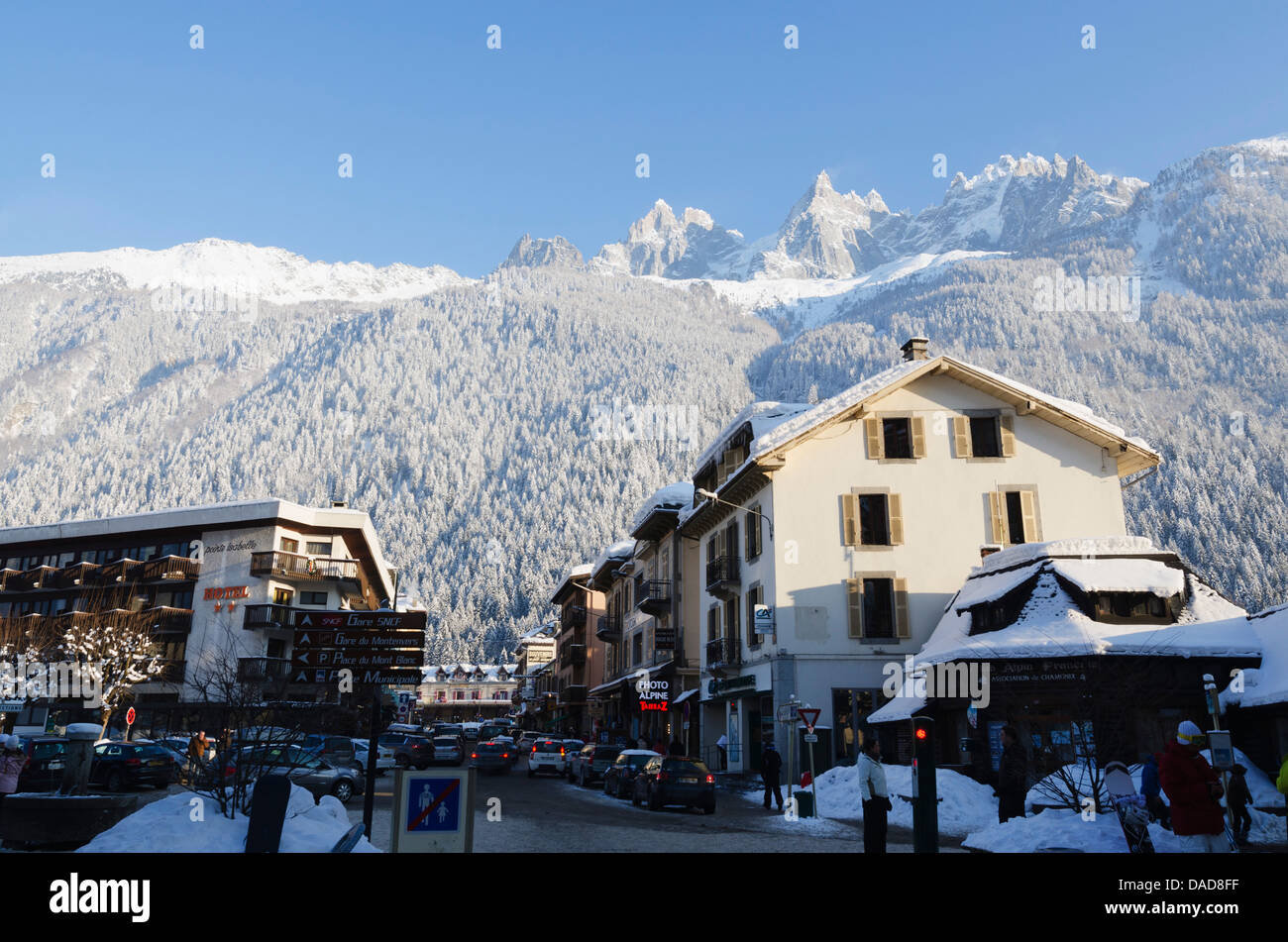 Chamonix, Haute-Savoie, Französische Alpen, Frankreich Stockfoto