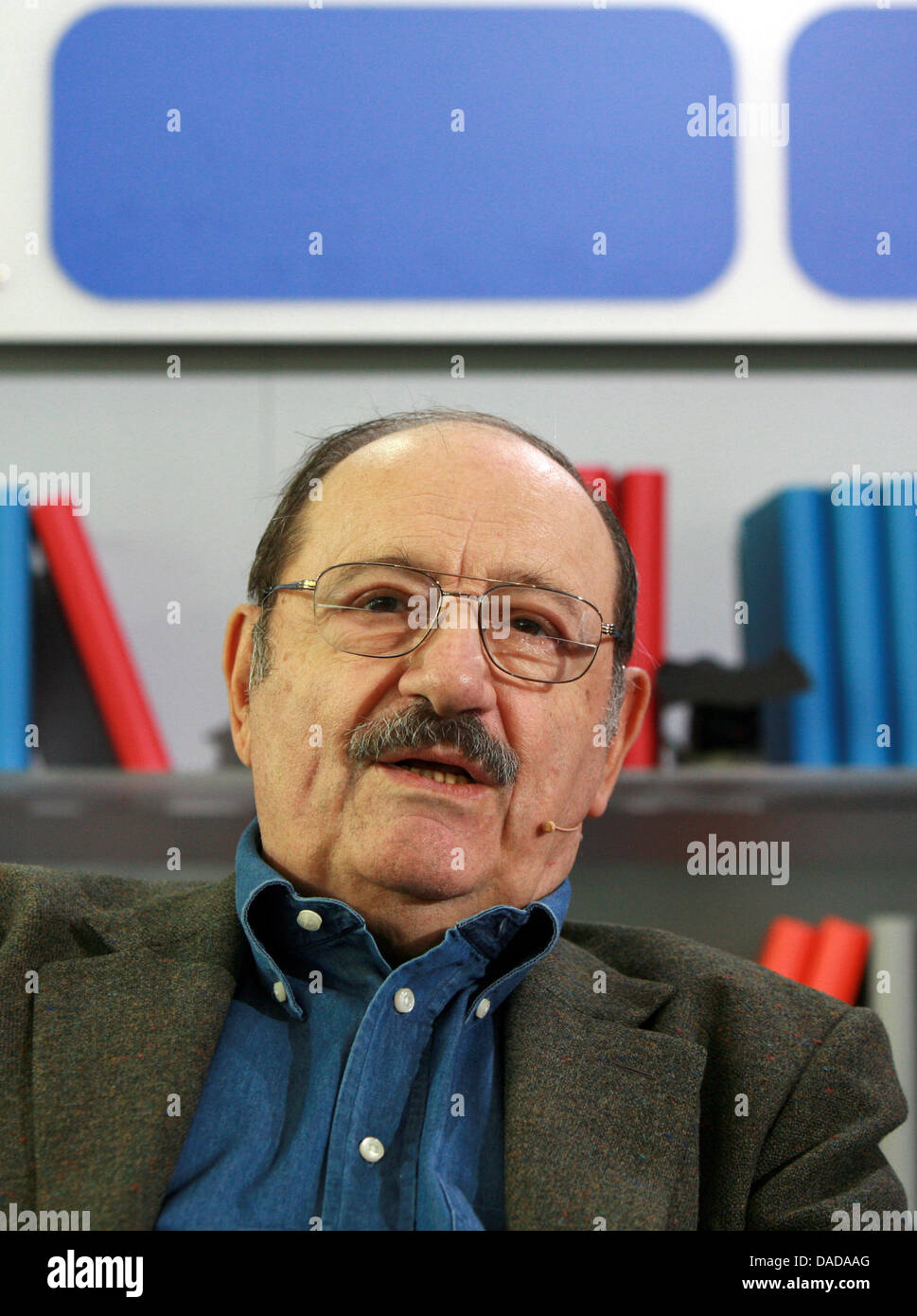 Umberto Eco, italienischer Schriftsteller, Kolumnist, Philosoph und