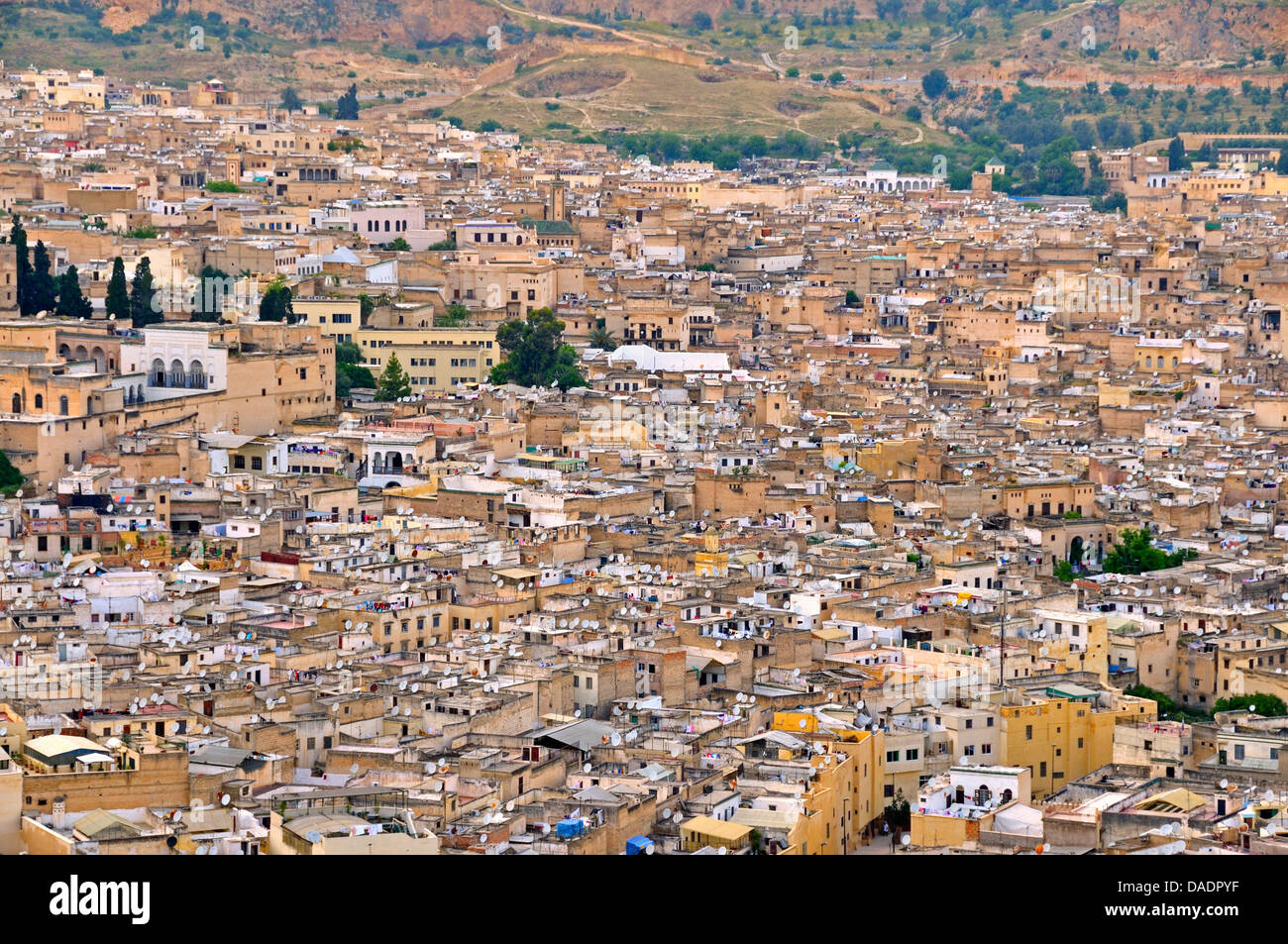 Häuser in der alten Stadt, Marokko, Fes Stockfoto