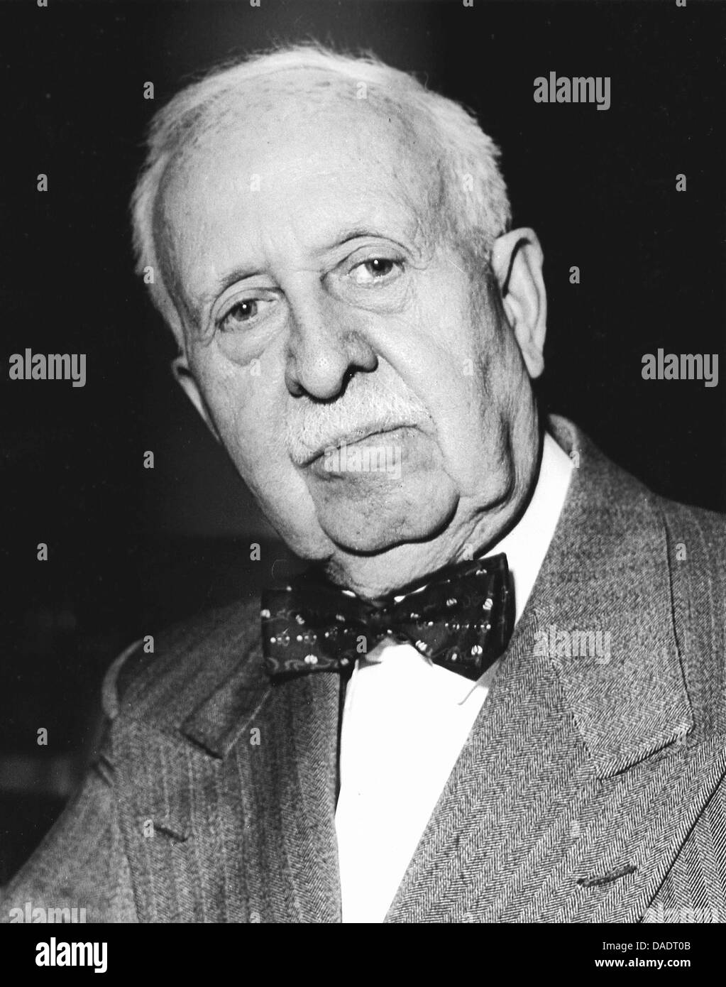 James Bargeld Penney - j.c. Penney - 1958. Porträt von Fotograf Fred Stein (1909 – 1967), die 1933 aus Nazideutschland nach Frankreich emigriert und schließlich in die USA. Stockfoto