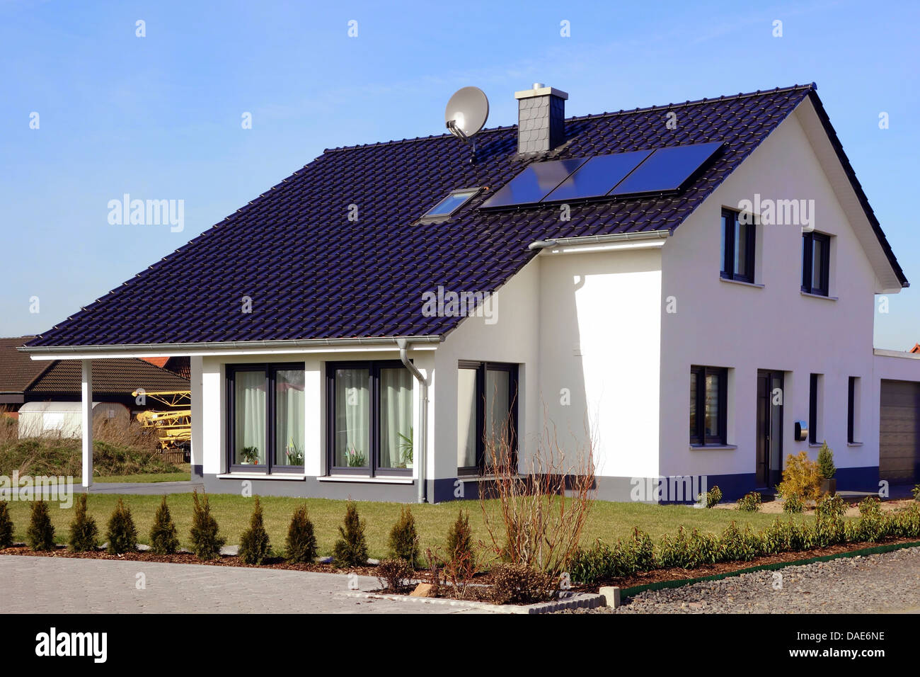Deutschland, Blick auf neues Zuhause Stockfoto