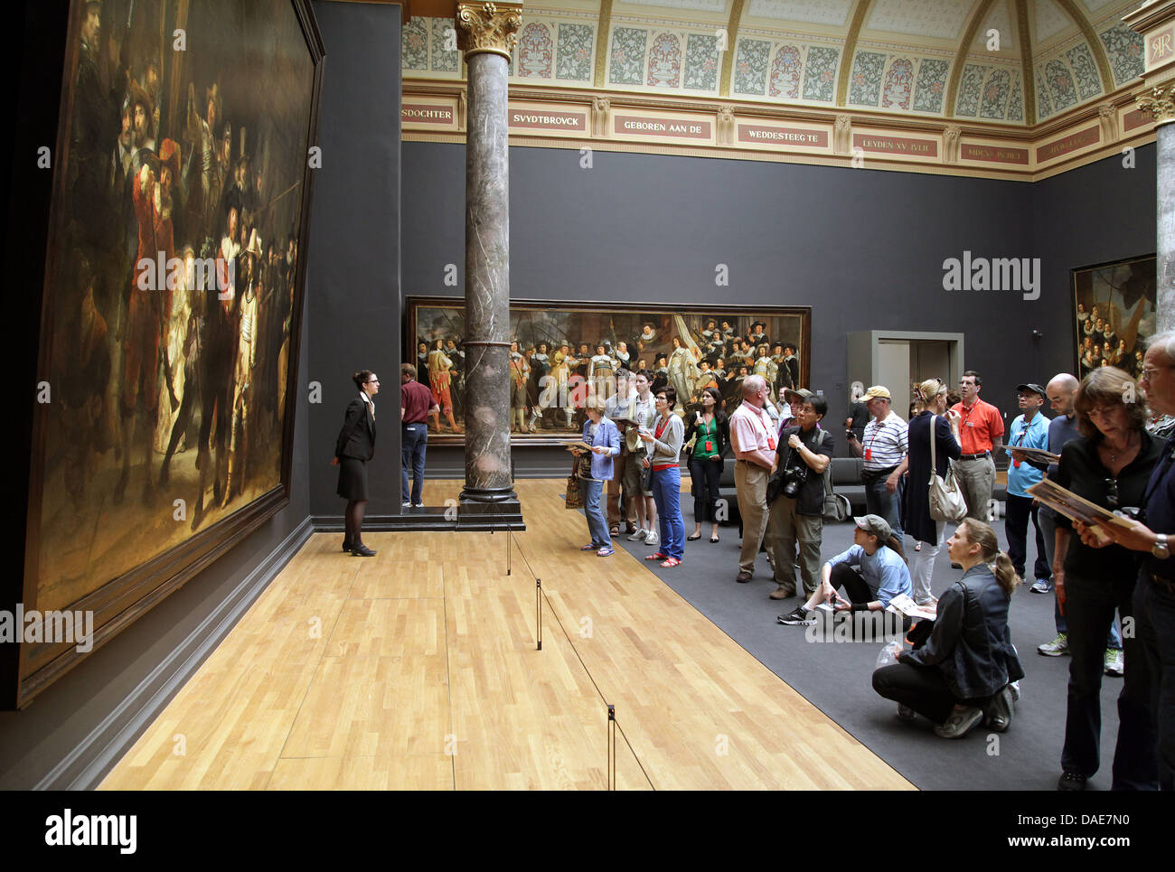 Die Nacht Watch.Nightwatch.De Nachtwache 1639 Rembrandt Harmenszoon van Rijn 1606 – 1669 Amsterdam Netherlands.Rijksmuseum. Stockfoto