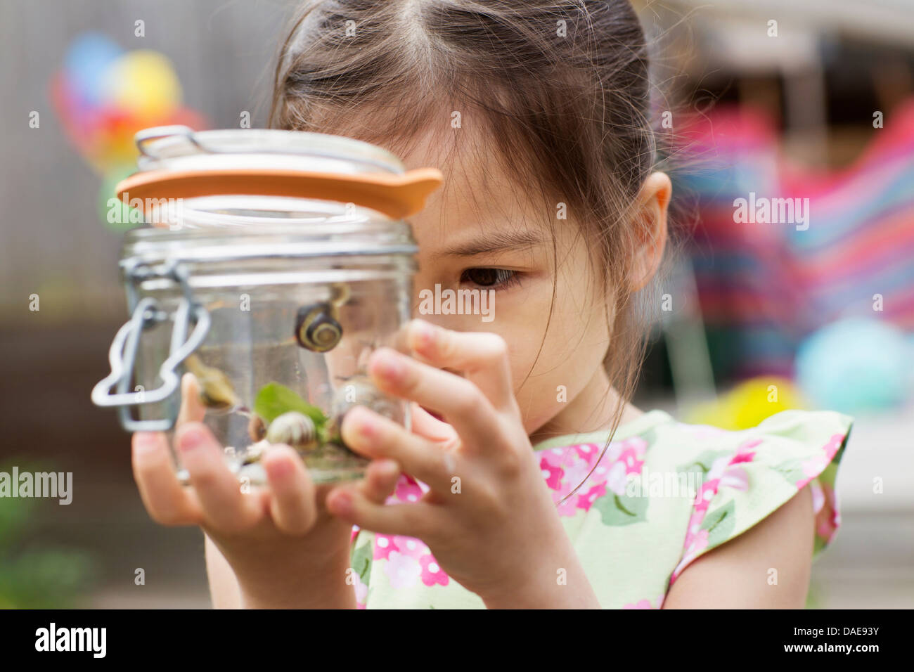 Schnecke Im Glas Halten