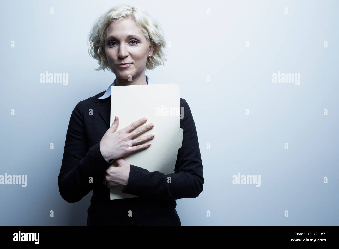 Studio-Porträt der Geschäftsfrau Datei Stockfoto