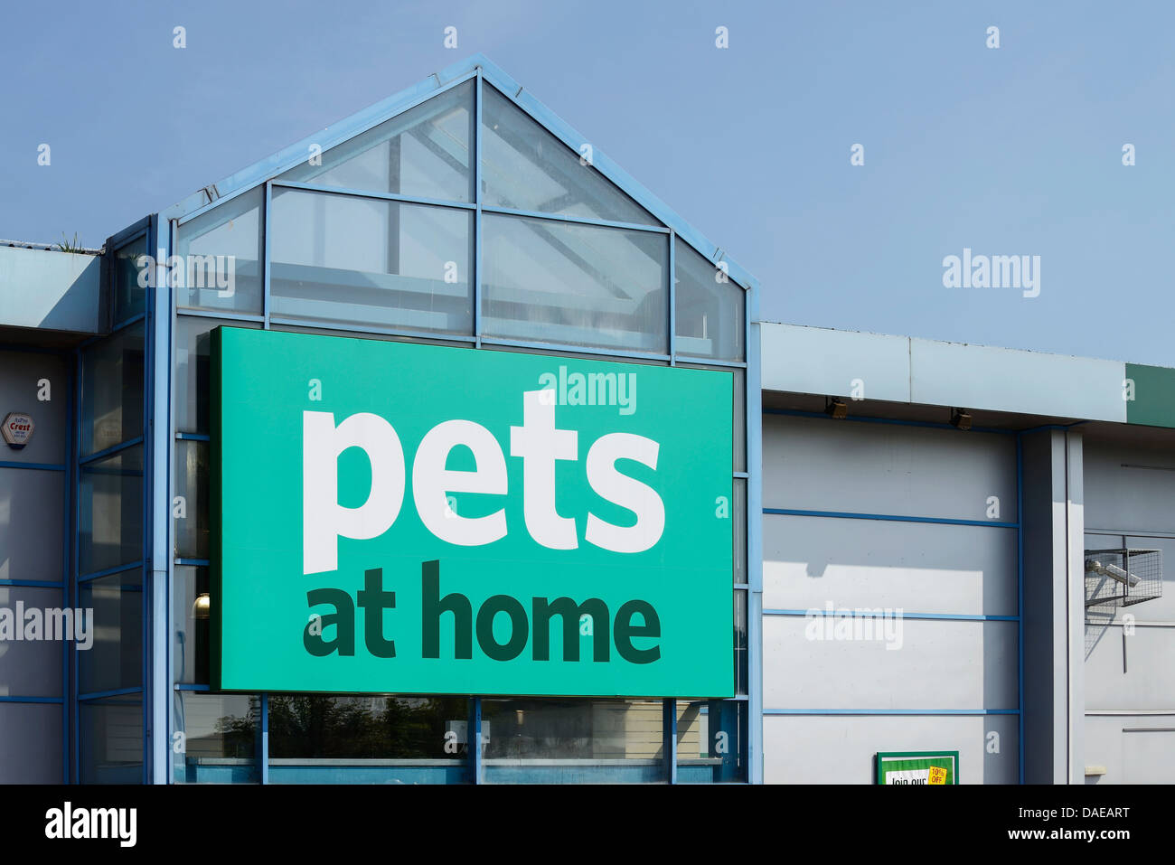 Haustiere zu Hause zu speichern, auf ein Fachmarktzentrum Stockfoto