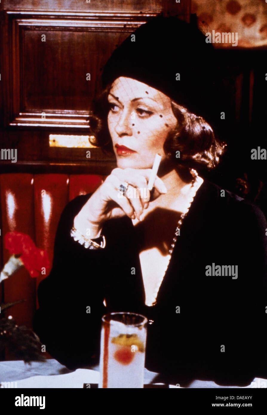 Faye Dunaway, des Films einstellen, 'Chinatown', Paramount Pictures, 1974 Stockfoto