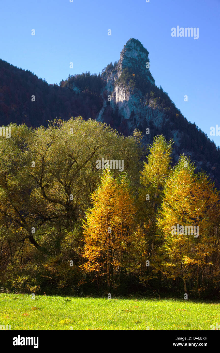 Kofel in den Ammergauer Alpen, Deutschland, Bayern, Oberbayern, Oberbayern, Oberammergau Stockfoto