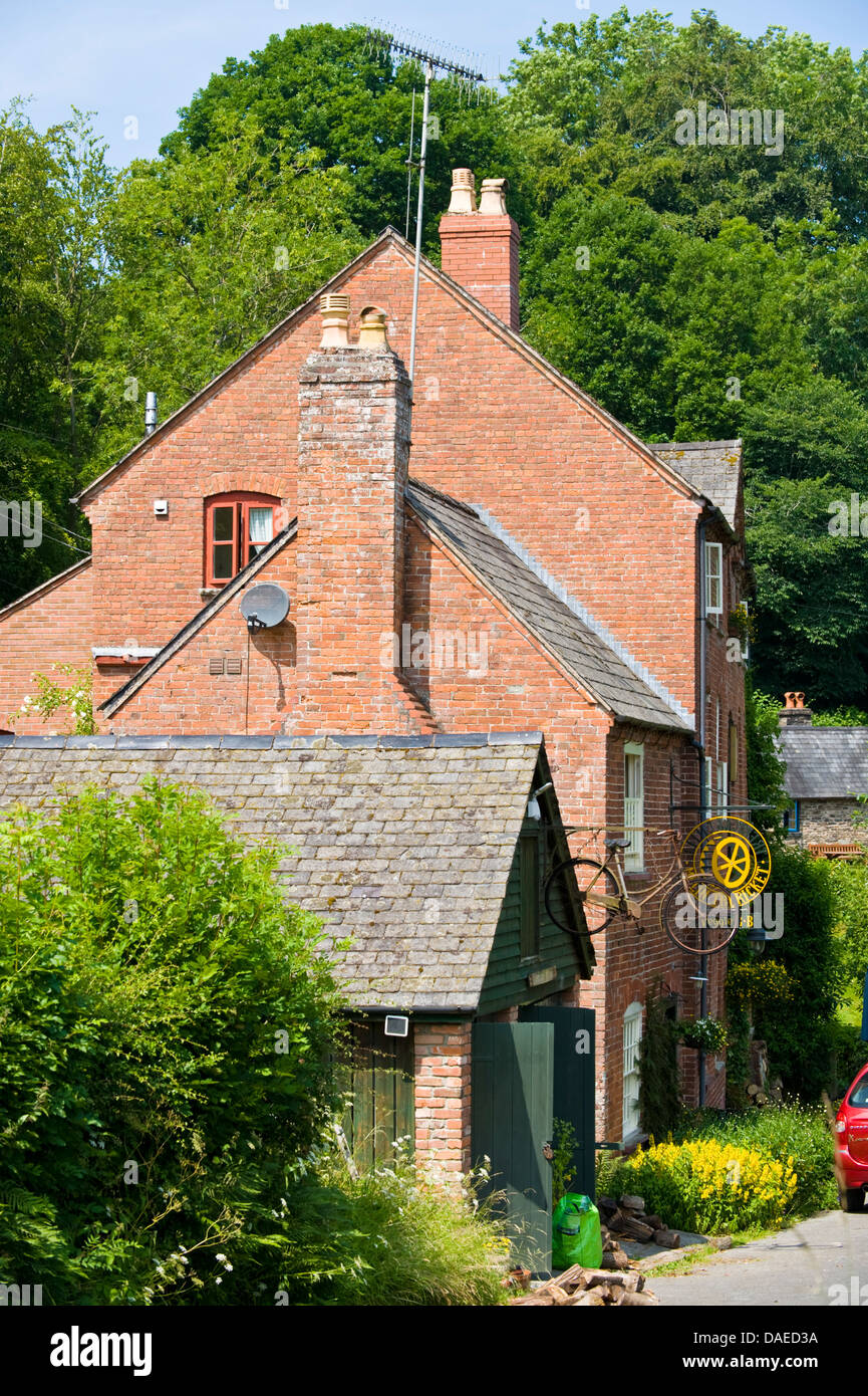 Melin Trericket Mühle vegetarische Bed &amp; Breakfast in der Nähe von Erwood Powys Mid Wales UK Stockfoto