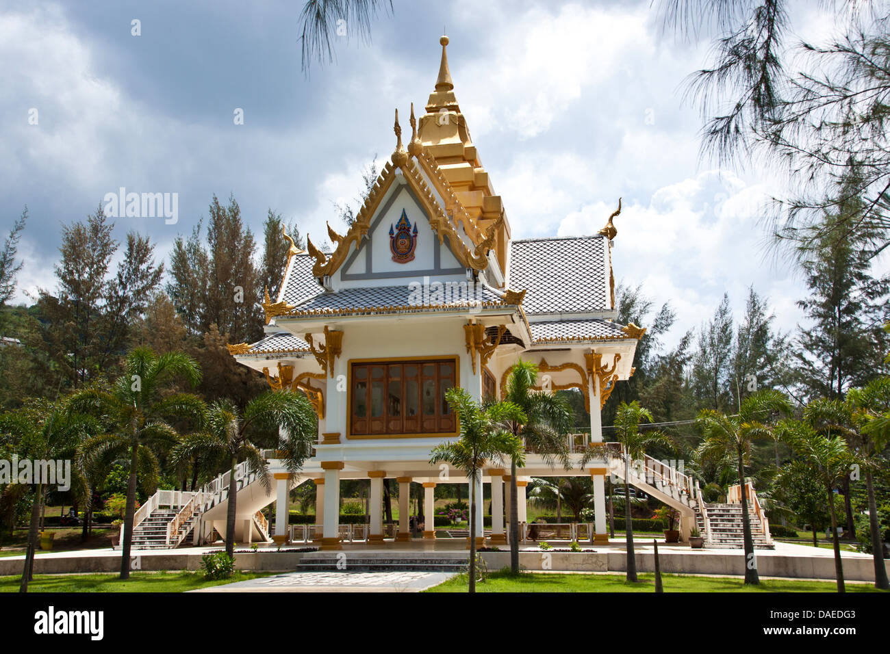 Buddha Tempel, Pagode, Thailand, Phuket Stockfoto