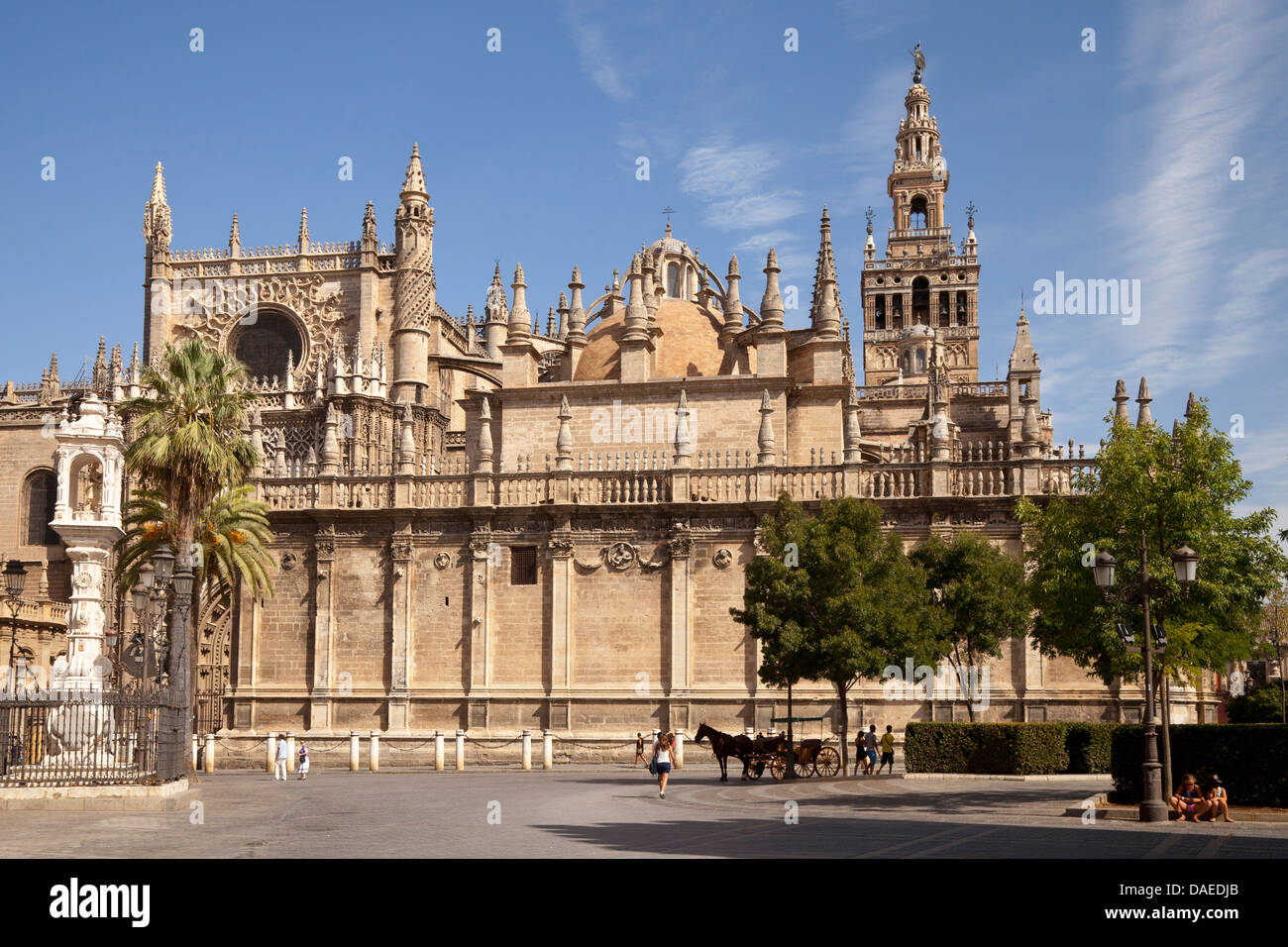 Kathedrale Santa Maria De La Sede, Sevilla, Andalusien, Spanien, Europa Stockfoto