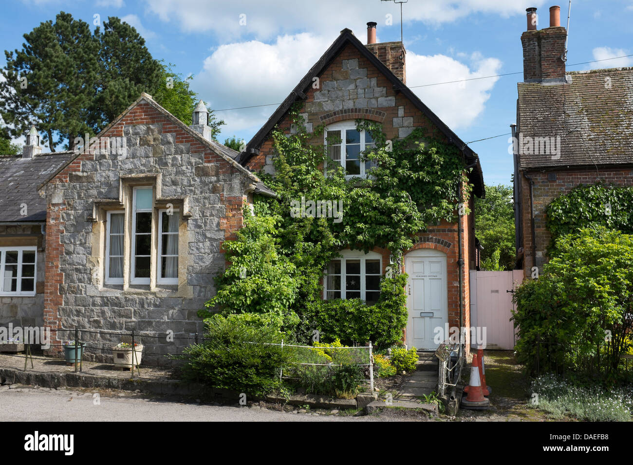 Lehrer Cottage Avebury Stockfoto