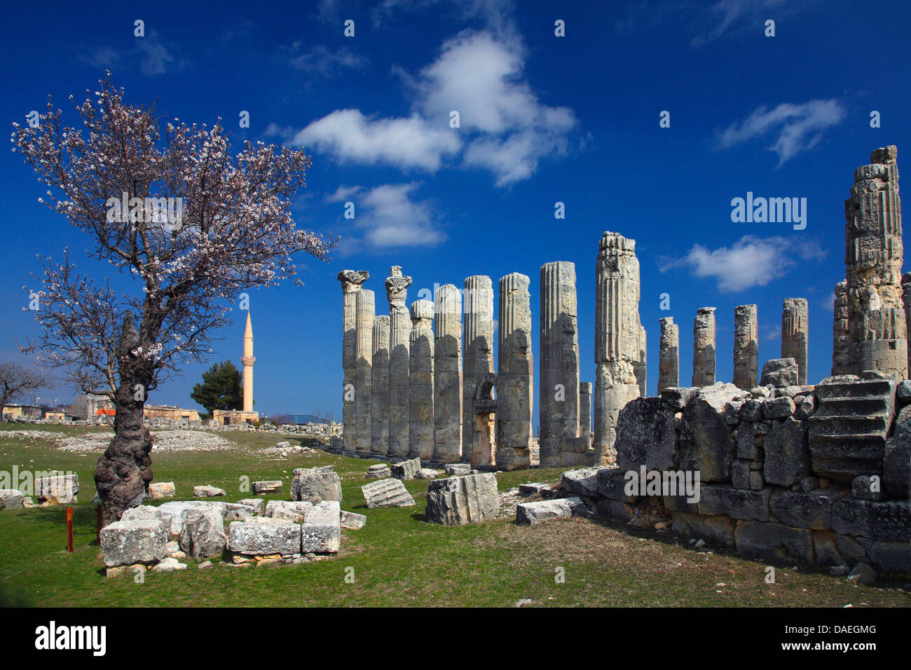 Ruinen der antiken Stadt Olba, Türkei, Mersin, Ura Stockfoto