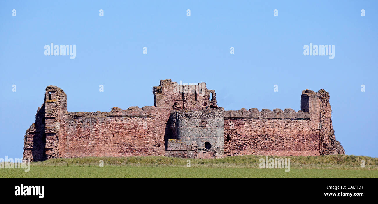 Tantallon Castle östlich von North Berwick in East Lothian, Schottland Stockfoto