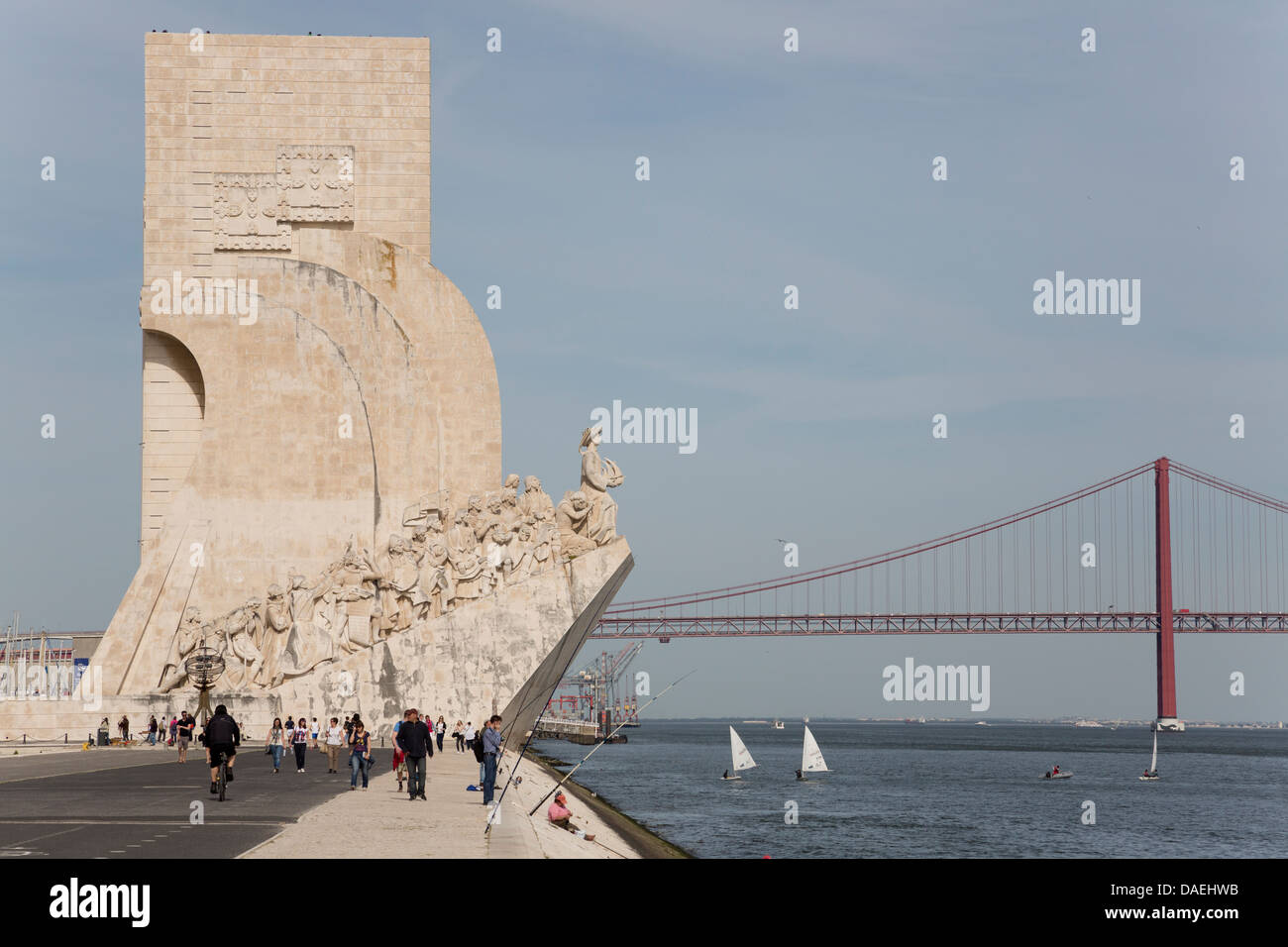 Denkmal der Entdeckungen Belem von Lissabon Portugal Stockfoto