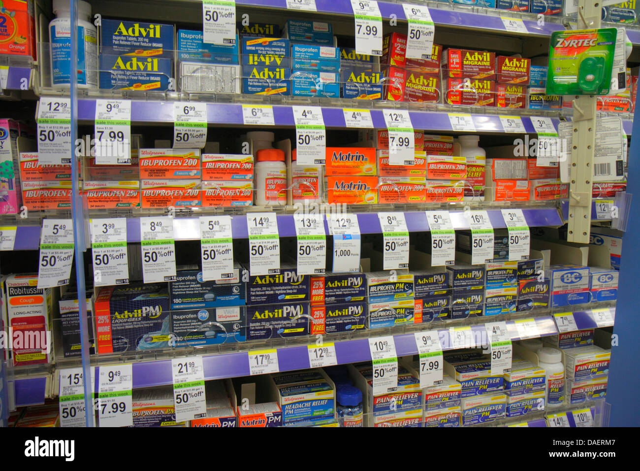 Miami Beach Florida Walgreens Apotheke Drogerie einkaufen Einzelhandel