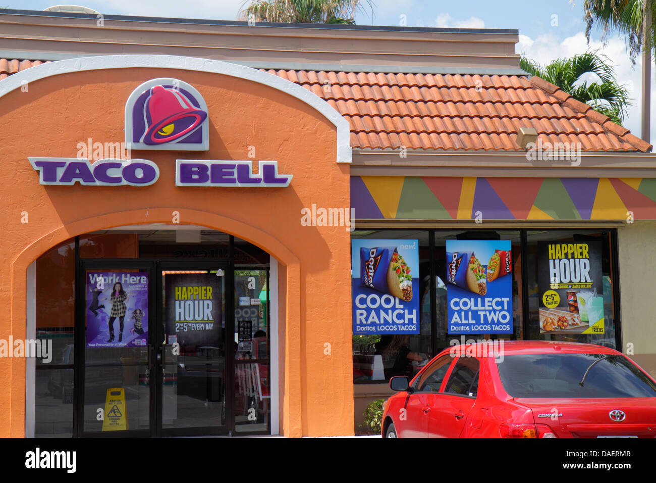 Miami Florida, Homestead, Taco Bell, Fast Food, Restaurants, Restaurants, Restaurants, Restaurants, Restaurants, Cafés, mexikanische Küche, außen, vorne, Eingang, FL130518010 Stockfoto