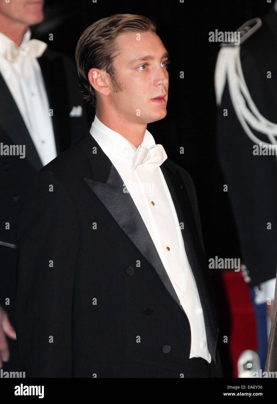 Pierre Casiraghi besucht den GalaAbend am Ende der Monaco