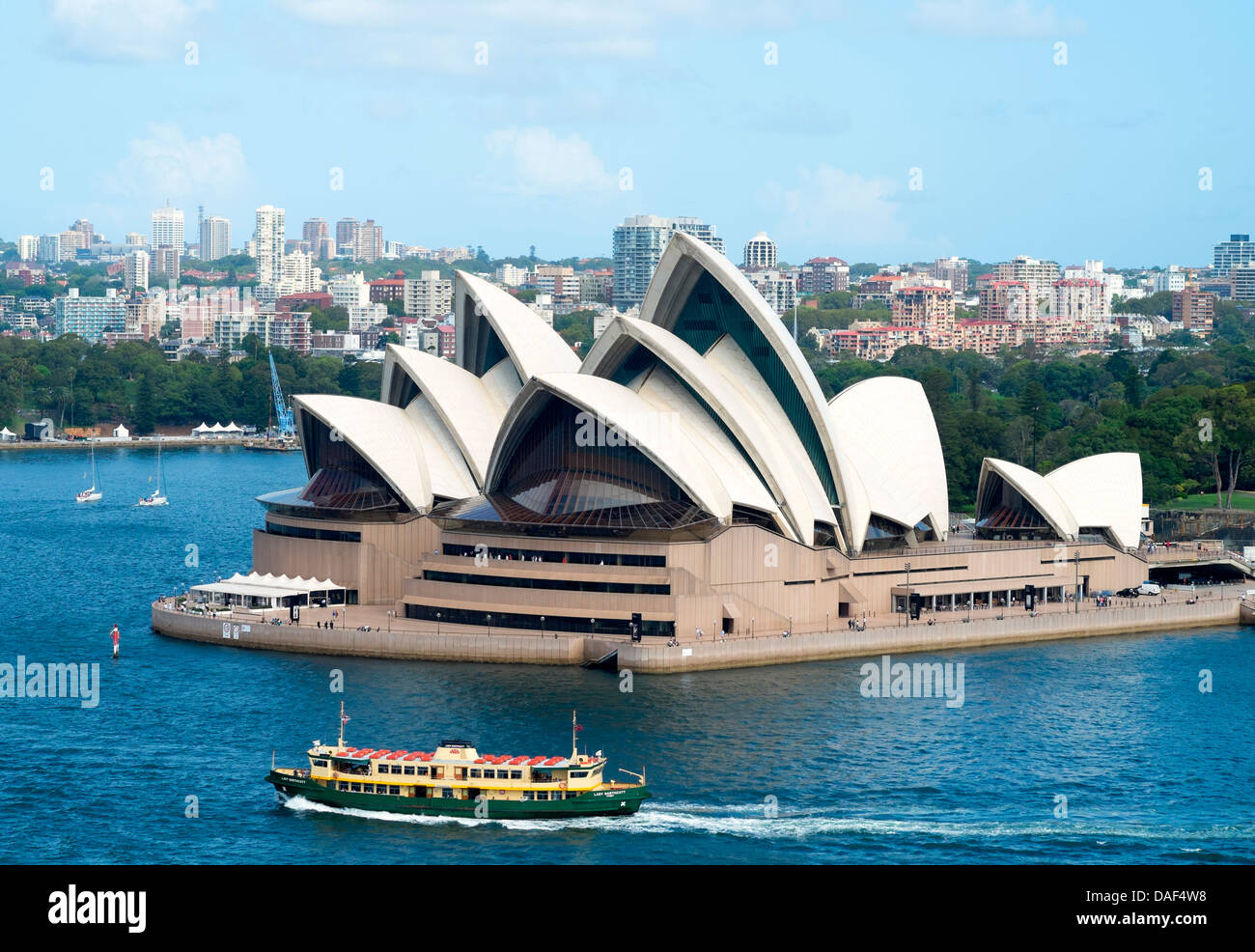 Sydney Opera House in New South Wales Australien Stockfoto