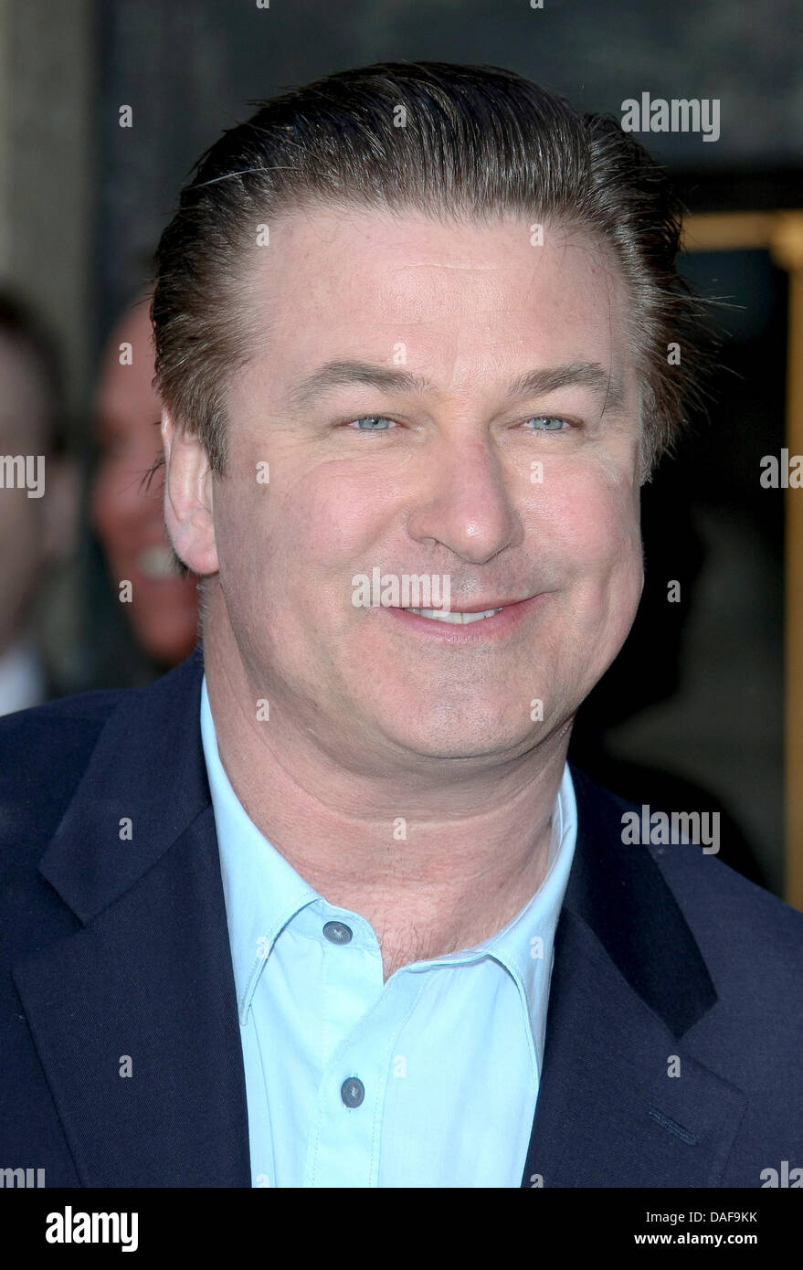 US-Schauspieler Alec Baldwin besucht die Zeremonie ehrt ihn mit einem Stern auf dem Hollywood Walk of Fame am Hollywood Boulevard in Los Angeles, USA, 14. Februar 2011. Foto: Hubert Boesl Stockfoto