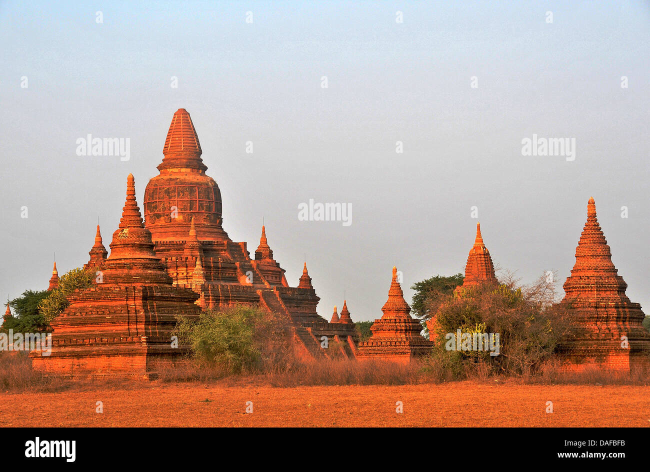 Tempel von Bagan Myanmar Stockfoto