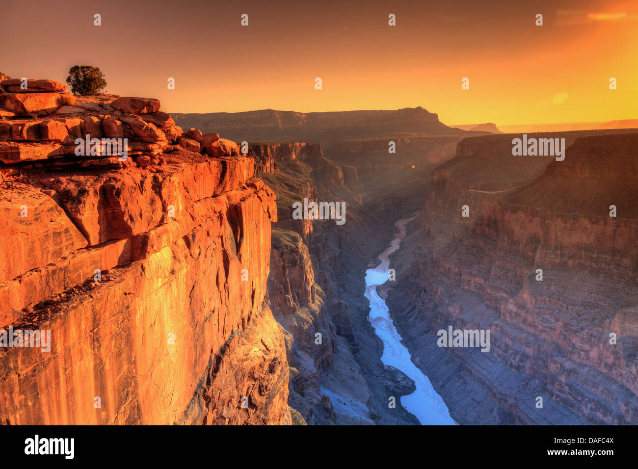 USA, Arizona, Grand Canyon National Park (North Rim), (Tuweep) Toroweap Overlook Stockfoto